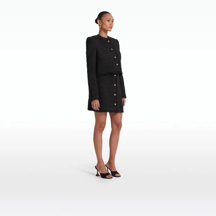 Safiyaa Asbie Black Skirt Women Skirts