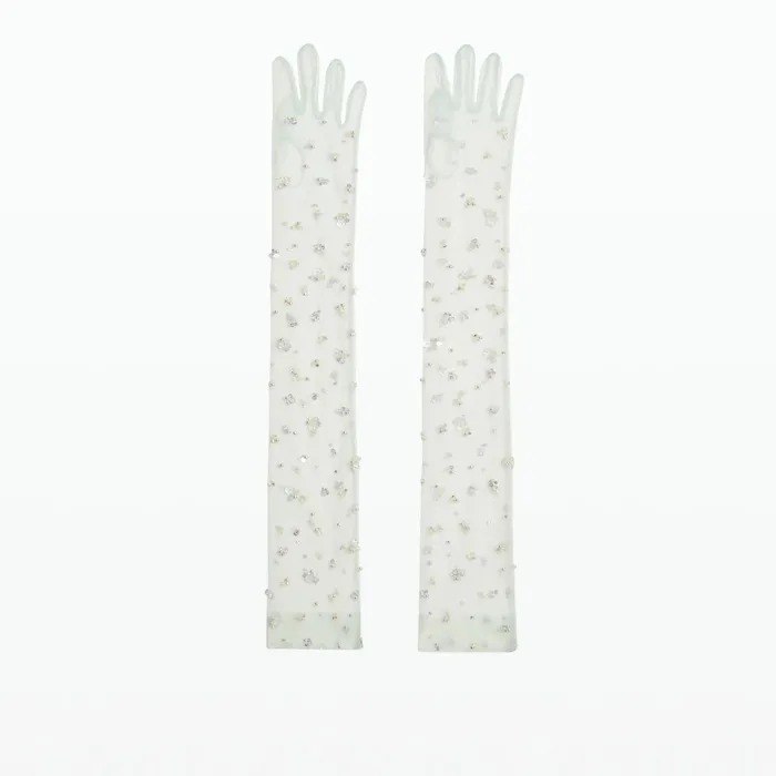 Safiyaa Astin Brook Green Gloves Women Accessories