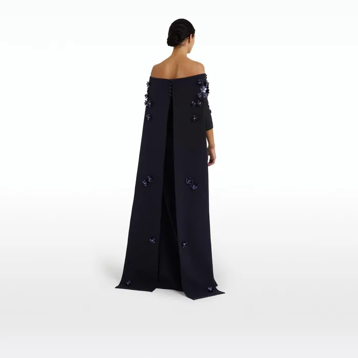 Safiyaa Bellara Midnight Navy Harness and Soshin Dress Women Dresses