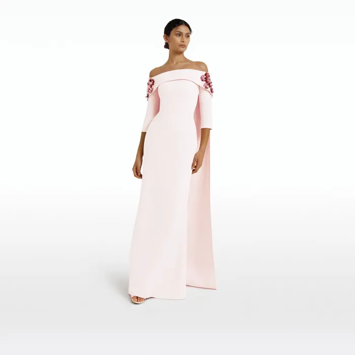 Safiyaa Bellara Pale Pink Harness With Soshin Dress Women Dresses