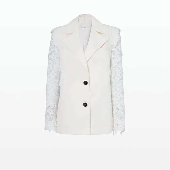 Safiyaa Cannis Ivory Jacket Women Jackets Coats