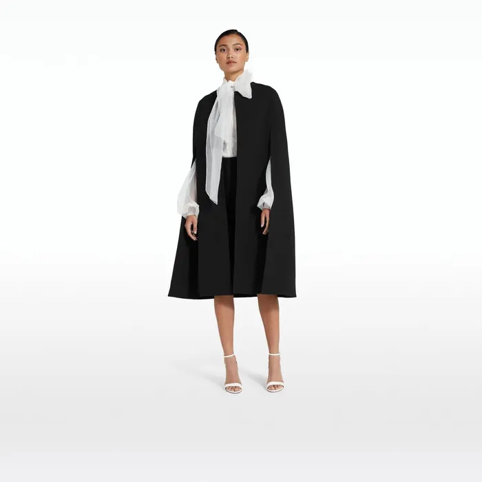 Safiyaa Carlota Black Coat Women Jackets Coats