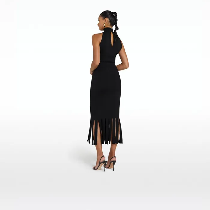 Safiyaa Chascara Black Knit Women Tops