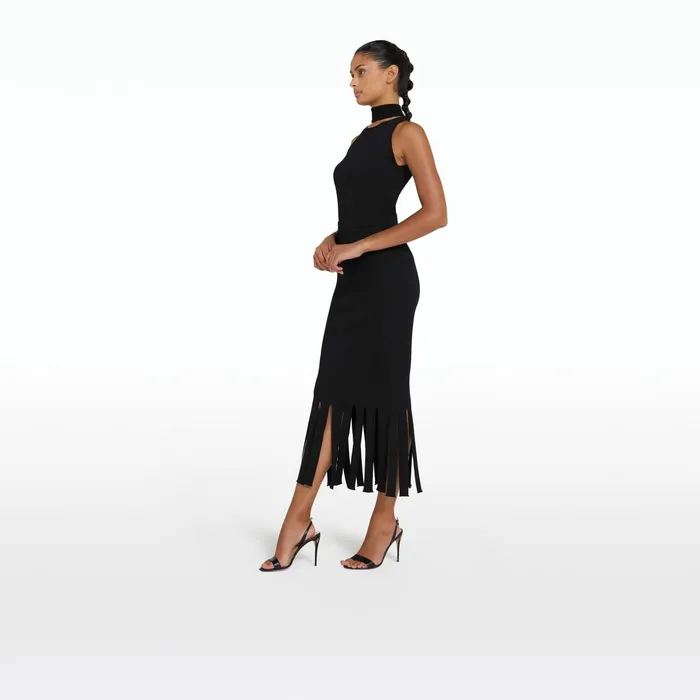 Safiyaa Chascara Black Knit Women Tops