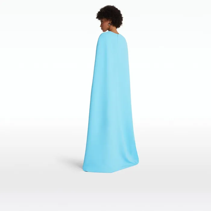 Safiyaa Cinza Topaz Long Dress Women Dresses
