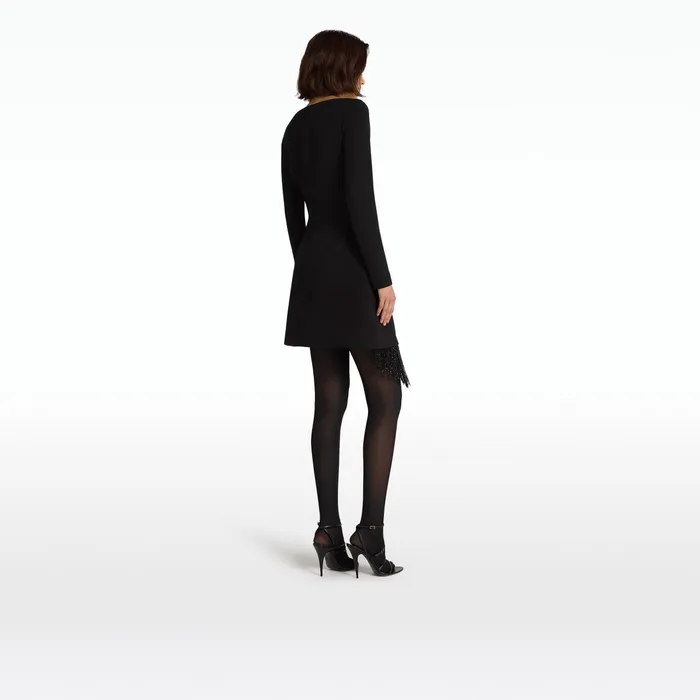 Safiyaa Corrina Black Short Dress Women Dresses