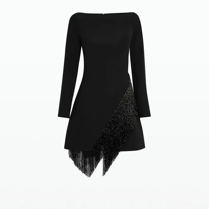 Safiyaa Corrina Black Short Dress Women Dresses