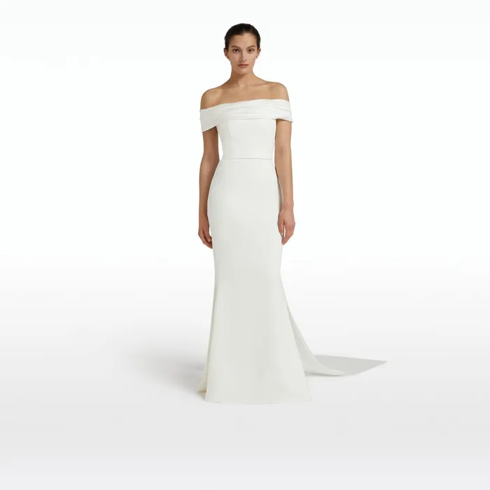 Safiyaa Diascia Ivory Long Dress Women Dresses