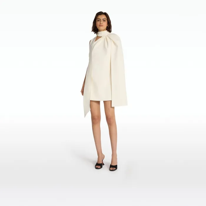 Safiyaa Emery Ivory Short Dress Women Dresses