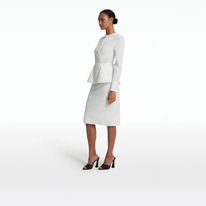 Safiyaa Fatima Ivory Top Women Tops