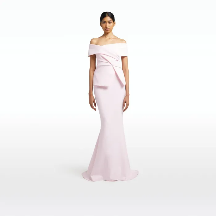 Safiyaa Gayeta Barely Pink Skirt Women Skirts