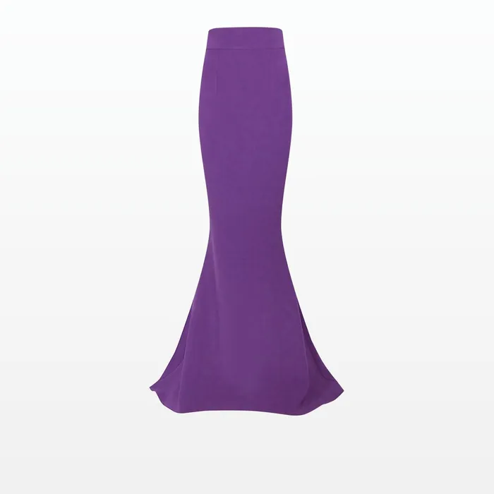 Safiyaa Gayeta Lilac Skirt Women Skirts