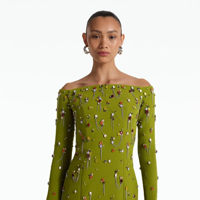 Safiyaa Gioia Calla Long Dress Women Dresses