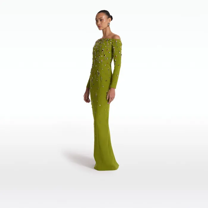 Safiyaa Gioia Calla Long Dress Women Dresses