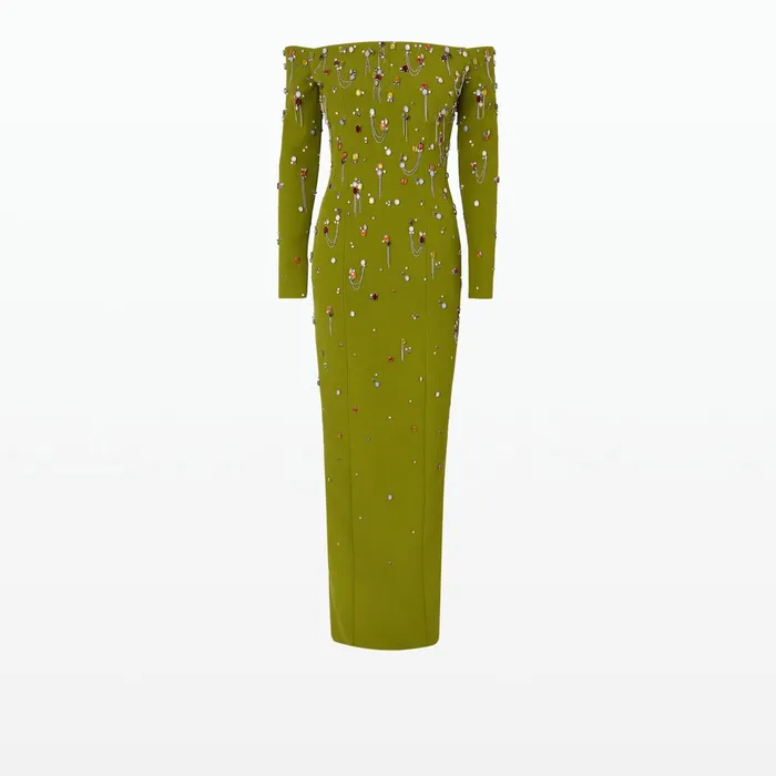 Safiyaa Gioia Calla Long Dress Women Dresses