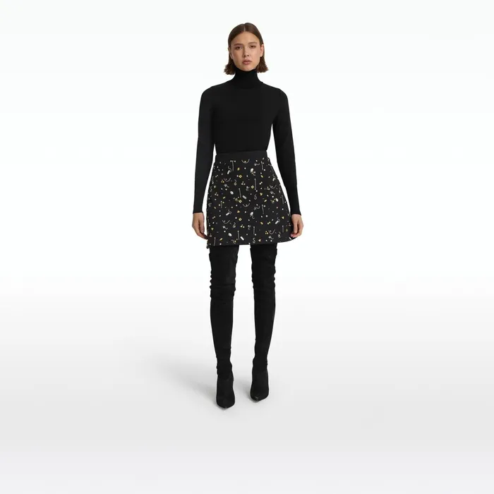 Safiyaa Giulia Black Knit Top Women Knitwear