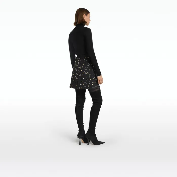 Safiyaa Giulia Black Knit Top Women Knitwear