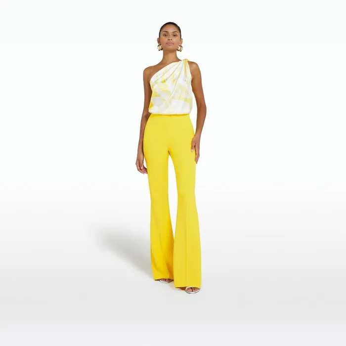 Safiyaa Halluana Canary Trousers Women Trousers