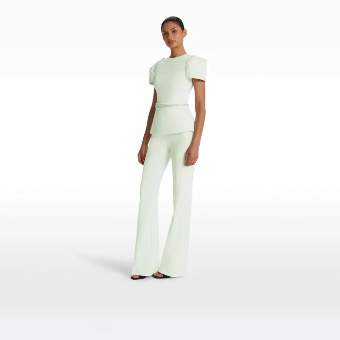 Safiyaa Halluana Spearmint Trousers Women Trousers