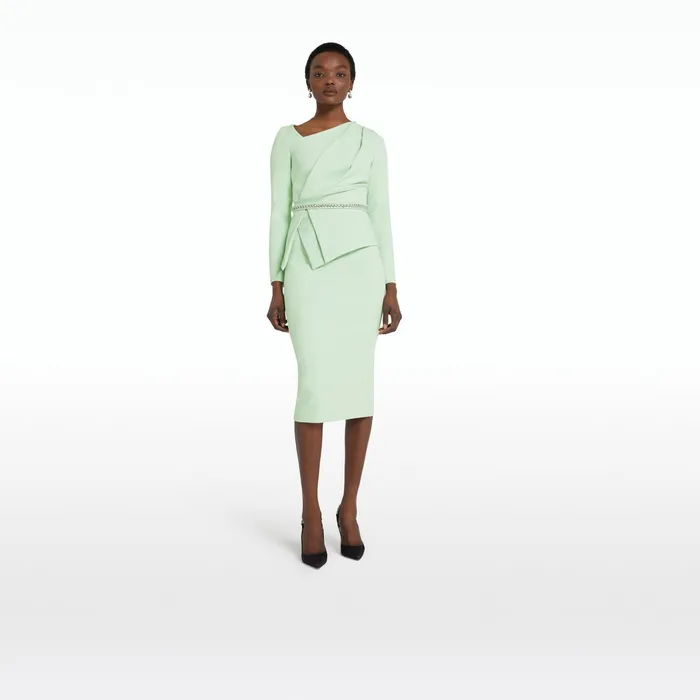 Safiyaa Hokoku Aloe Skirt Women Skirts