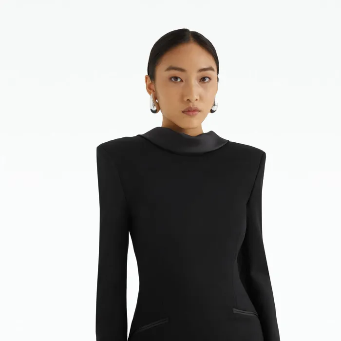 Safiyaa Hosna Black Long Dress Women Dresses