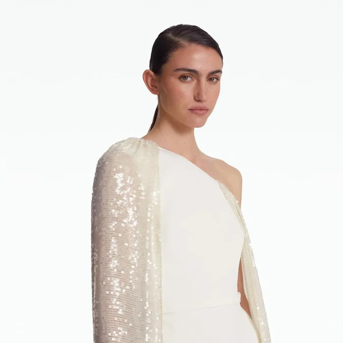 Safiyaa Janie Ivory Short Dress Women Dresses