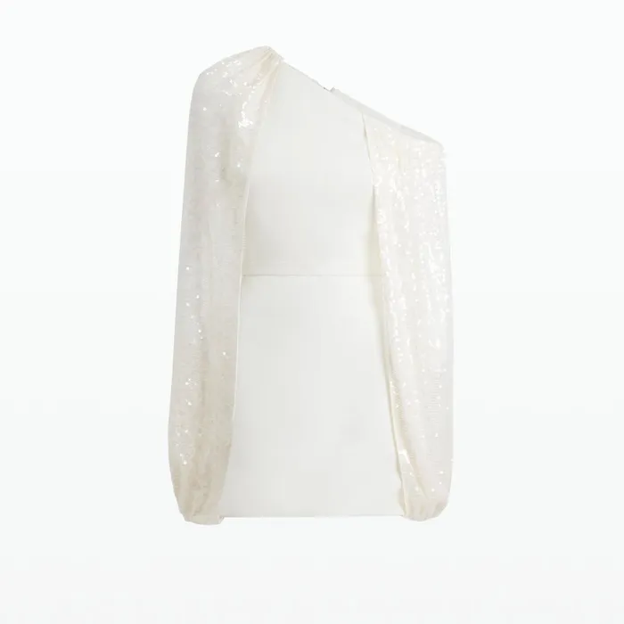 Safiyaa Janie Ivory Short Dress Women Dresses