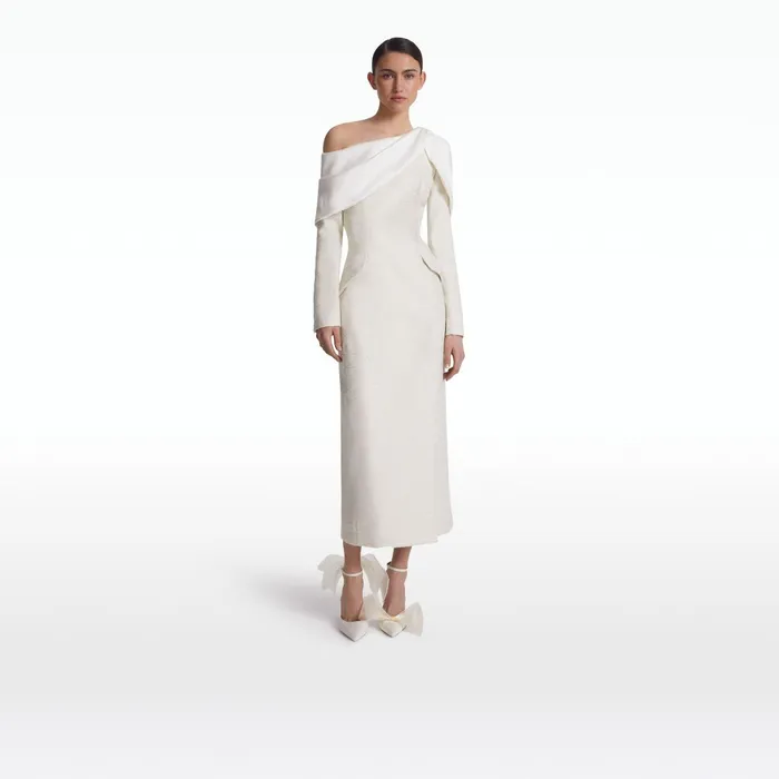 Safiyaa Judia Ivory Coat Women Jackets Coats