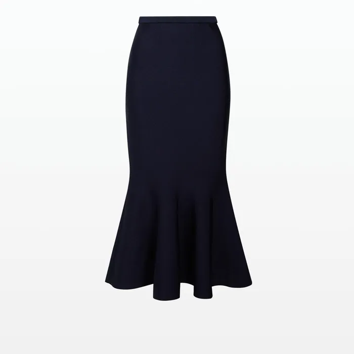 Safiyaa Kimberley Navy Knit Skirt Women Knitwear