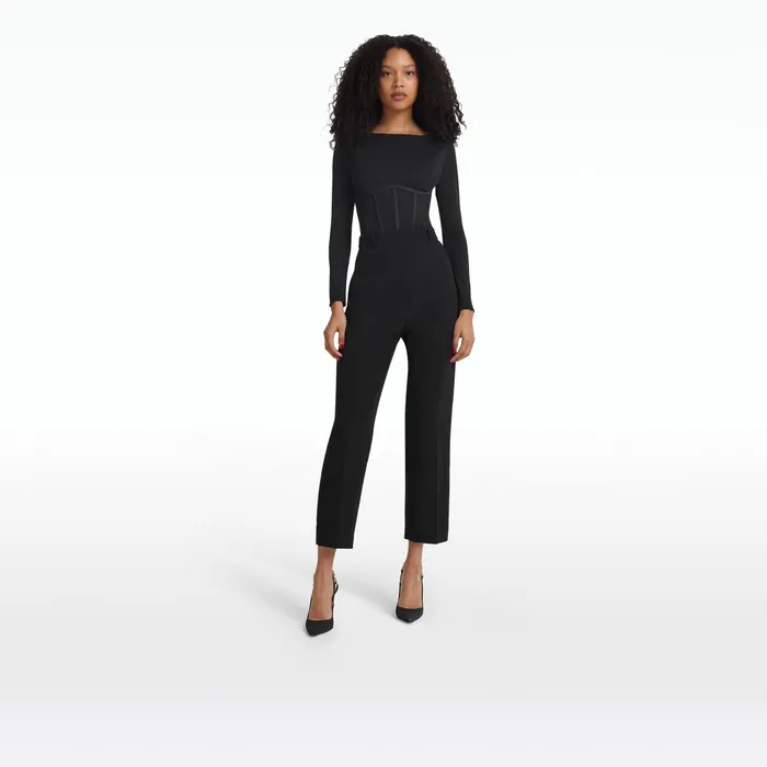 Safiyaa Kravitz Black Trousers Women Trousers