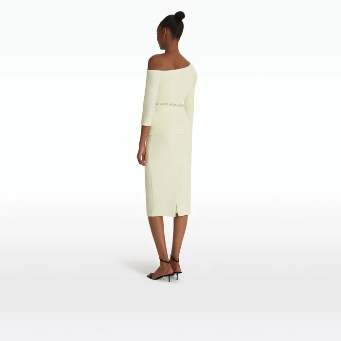 Safiyaa Kresta Sorbet Top With Embroidered Belt Women Tops