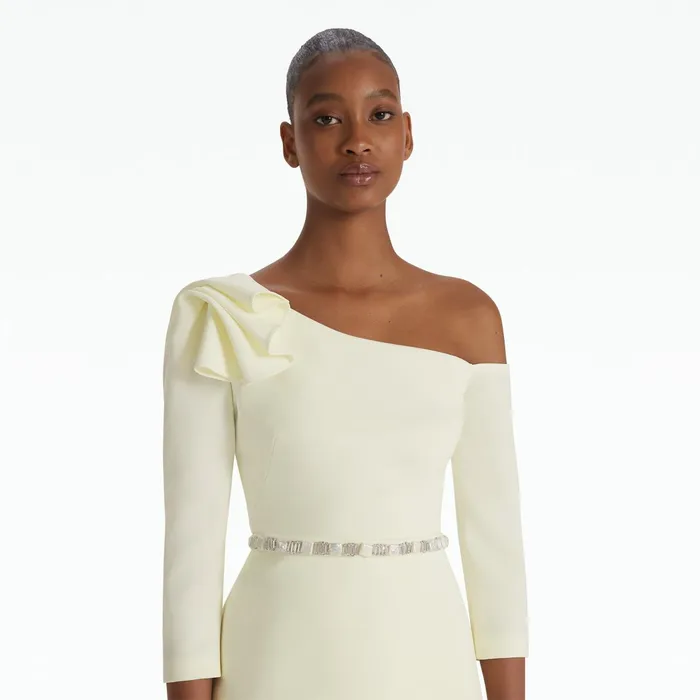 Safiyaa Kresta Sorbet Top With Embroidered Belt Women Tops
