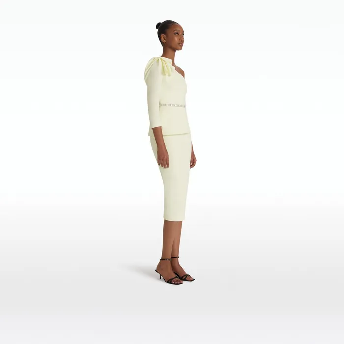 Safiyaa Kresta Sorbet Top With Embroidered Belt Women Tops