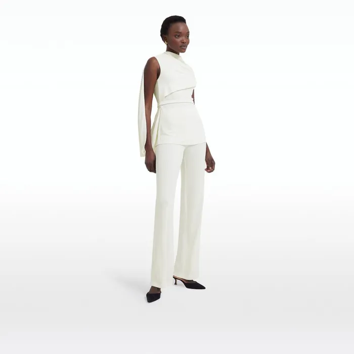Safiyaa Lea Ivory Trousers Women Trousers