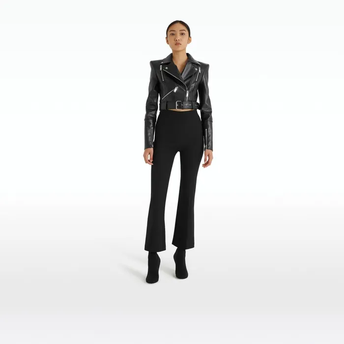Safiyaa Mari Black Trousers Women Trousers