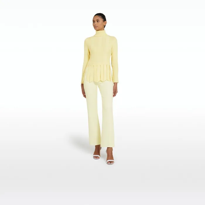 Safiyaa Mari Buttermilk Trousers Women Trousers