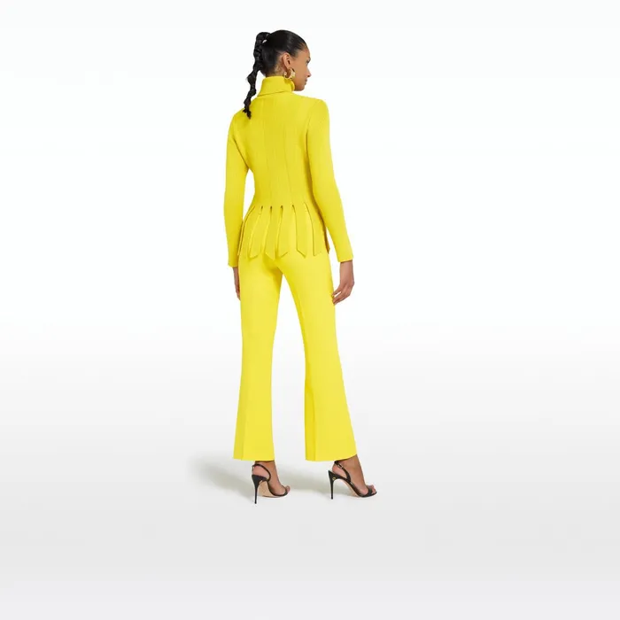 Safiyaa Mari Canary Trousers Women Trousers