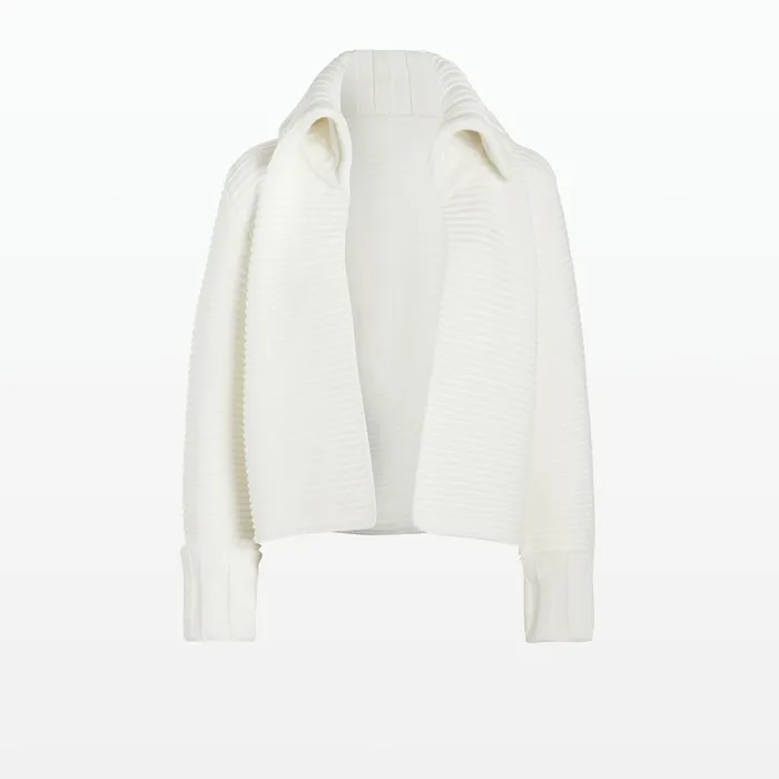 Safiyaa Mirielle Ivory Knit Cadigan Women Knitwear