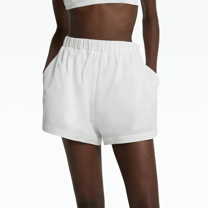 Safiyaa Oliver Ivory Shorts Women Trousers