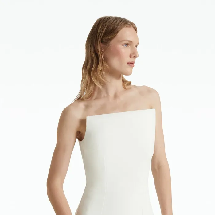 Safiyaa Pia Ivory Long Dress Women Dresses