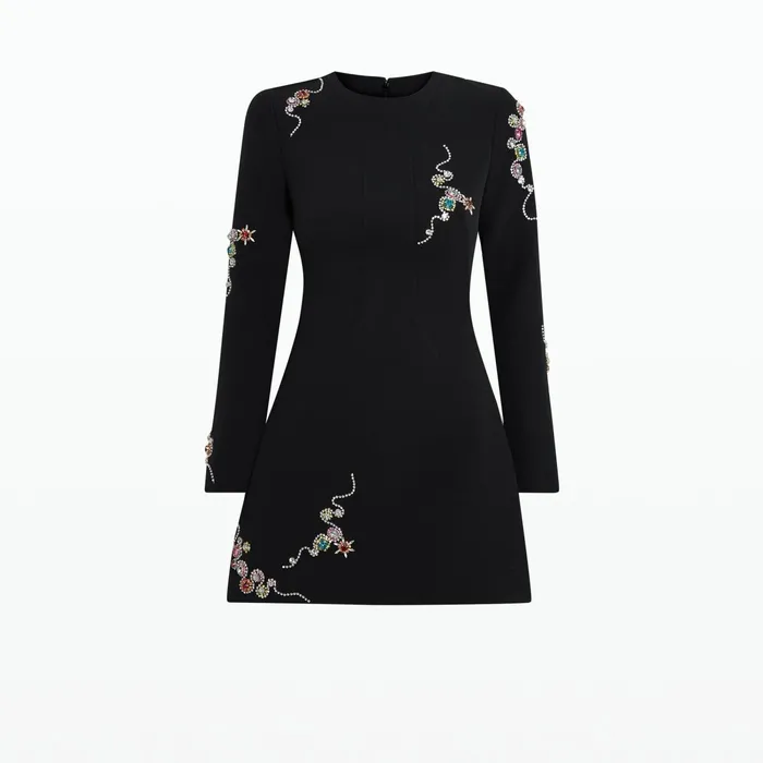 Safiyaa Reagan Black Short Dress Women Dresses