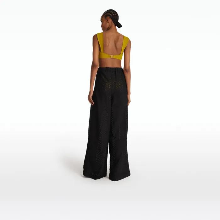 Safiyaa Rewana Black Trousers Women Swimwear