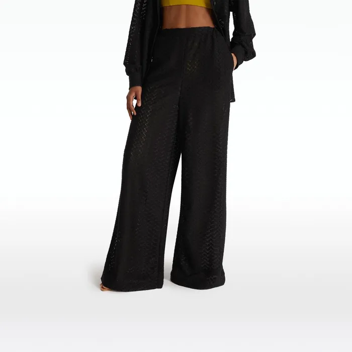 Safiyaa Rewana Black Trousers Women Swimwear
