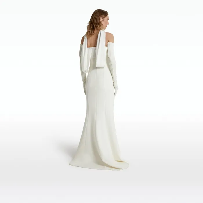 Safiyaa Roshana Long Dresses In Ivory Women Dresses