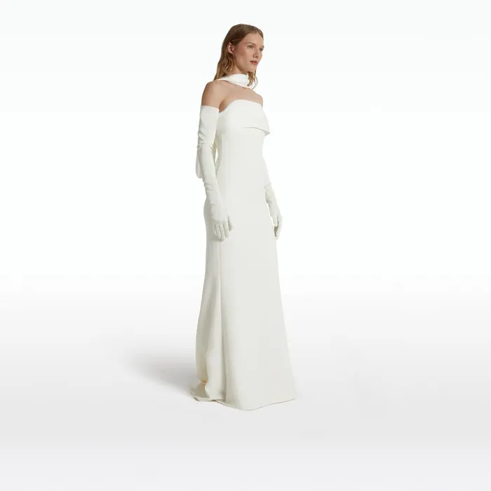 Safiyaa Roshana Long Dresses In Ivory Women Dresses