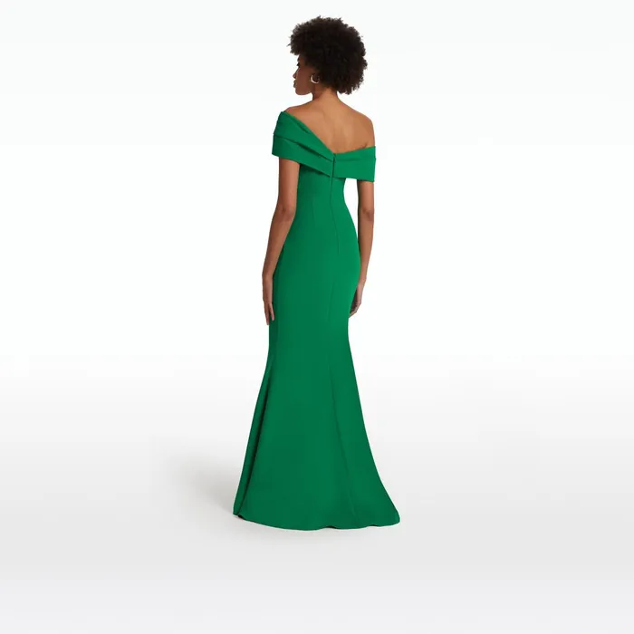 Safiyaa Rossa Emerald Long Dress Women Dresses