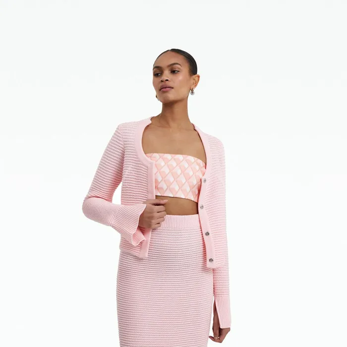 Safiyaa Sabah Rosa Crochet Skirt Women Knitwear