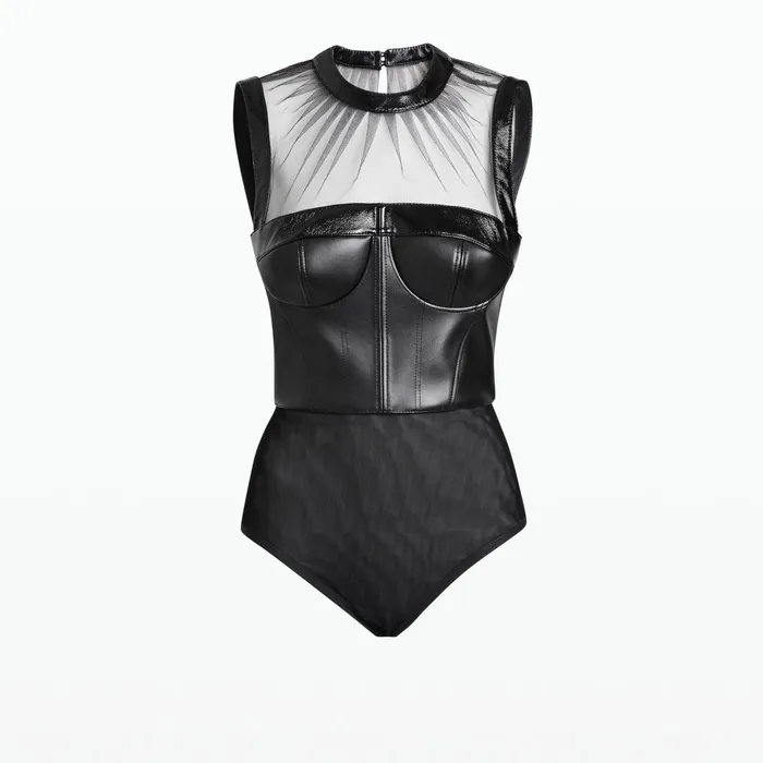 Safiyaa Shaya Black Top Women Tops