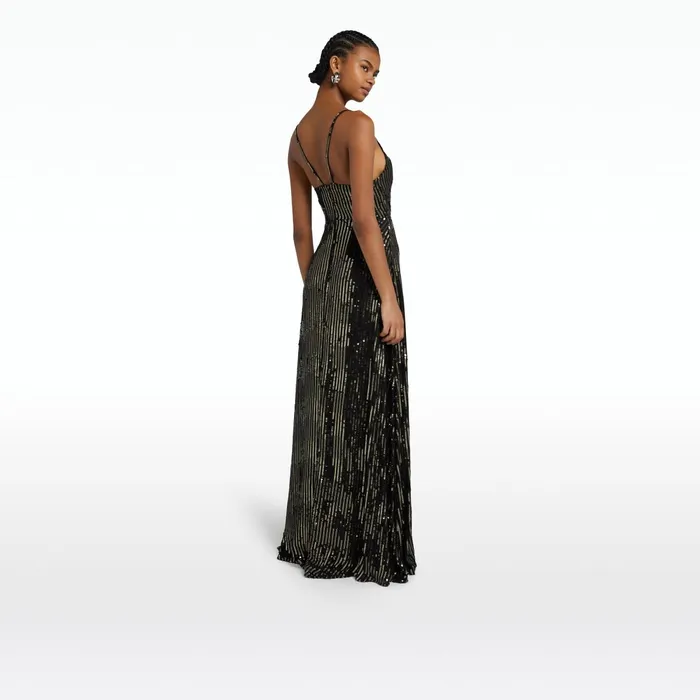 Safiyaa Sofia Black Long Dress Women Dresses