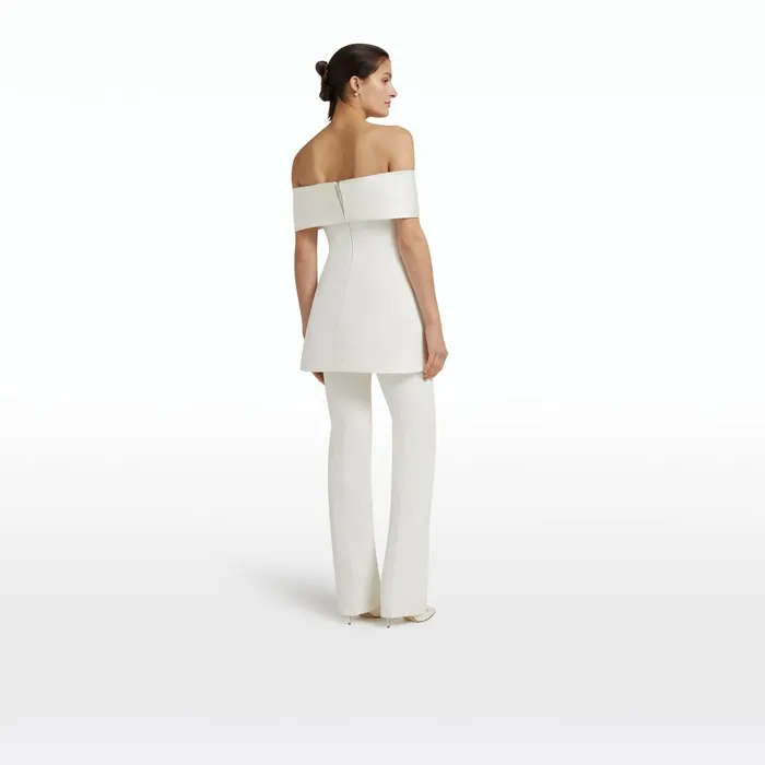 Safiyaa Tarot Ivory Top Women Tops